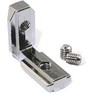 【 LCG5】-20Pcs T Slot L-Shape Interior Inside Corner Connector Joint Bracket for Aluminum Extrusion P