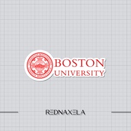 Boston University Vinyl Sticker Waterproof Outdoor Luggage Sticker Waterproof Sticker