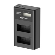 Bộ 2 Pin LP-E12 + Sạc Đôi LP-E12 Beston Cho Canon EOS M10 EOS M6 EOS M50 EOS M100 EOS M200 EOS 100D 