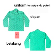 UNIFORM BAJU KOKULIKULUM SEKOLAH TUNAS/PANDU PUTERI ,LENGAN PANJANG DEXWIN READY STOCK