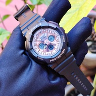 Stylish ORIGINAL Classic Baby G BA-130 Women Watch (100%Water Proof) Steel Back Led Light Shock Risi