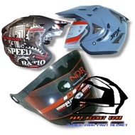 (NDR-4) JPX semi cross and JPR semi Cross helmet visors || JPX supermoto helmet Visor
