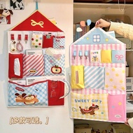 Dopamine Wall Mounted Bag Multifunctional Dormitory Hanging Bag Home Organizer Decoration