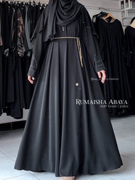 ABAYA RUMAISHA | ABAYA EMBOS FURSAN SULTAN BY ASY-SYAKIRA FASHION TEMBORO TERMURAH