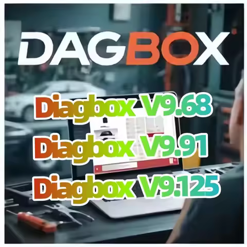2025 Newest Diagbox V9.91 Software Full Adapter Car Scanner Tool Lexia3 PP2000 ECU Programmer for Au