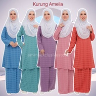 (XS-5XL) Kurung Moden Riau Amelia Baju Kurung Raya 2023 Kurung Nursing Murah Ironless Kurung Plus size NURASZ