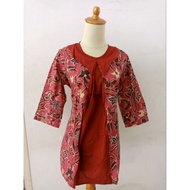 BLUS 3⁄4 BATIK WOMEN'S PREMIUM OFFICE - 516CB212 HAS BIG SIZE (5A4A)