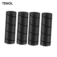 [TENOL] 4x Bed Base Foot Covers Reusable Rubber Easy Install Bed Base Leg Covers Bed Base Foot Prote