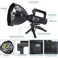 W5119-5120  Multifunction SearchLight - High-Power LED Spotlight for Long Shots | USB Charging, Touc
