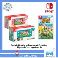 ⭐SG Local Set⭐ Nintendo Switch Lite Console Animal Crossing Edition with Game Bundle