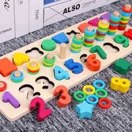 Children's toys with digital blocks 2-3-4 years old boy, girl, baby, 5-6 years old, assemble puzzle 