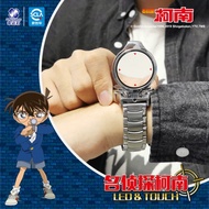 JF Detective Conan Clamshell Anime Watch Waterproof Manga Role Watch (