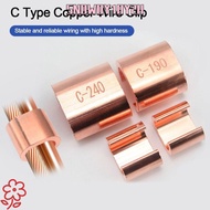 SNOWOY1OY2H Wire Connector, Copper C Type Copper Wire Clip, Aluminum Cable Clamp Terminal Clamp Wire