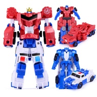 （New children's wear） Alphar Toys 2 in 1 Deformation Voltron Collision Combination Cool Robot Model Car Christmas toys