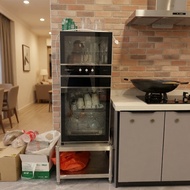 Stainless steel shelf disinfection cabinet rack restaurant soup bucket rack thermos bucket holder wa