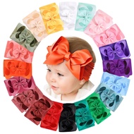 Set Riben Rambut dan Ikat Kepala Nylon untuk Bayi Perempuan - 20PCS Aksesori Bayi dan Kanak-Kanak de