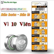 Battery AG10 / LR1130 / SR1130SW / 389A / 389 / L1131F /LR54 - Pack of 10