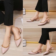 New Coline Cln-6629 Women's Flat Shoes Slingback Rubber Stylish Casual Shoes