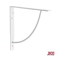 Eco Shop White Shelf/Decor Bracket (18cmx2cmx18cm)