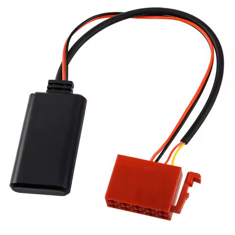 Bluetooth Adapter Music AUX Fit for Mercedes Benz W124 W140 W202 W210 R129 BE2210 BE1650