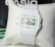 Casio F-91WB-7A White Digital Slim Lightweight Minimalist Design Fashion Watch