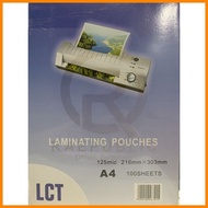 ∰ ♚ √ LCT Laminating Film 125 microns A4 Size / 250 microns A4 Size (100 sheets)