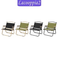 [Lacooppia2] Foldable Camping Chair Patio Lawn Outside Furniture Fishing Portable Chair