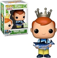 POP! Freddy Funko Holding Fish (Yellow Pants) - 2019 ECCC Shared Exclusive Limited Edition