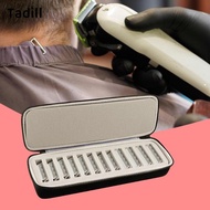 [dksqer] Clipper Case Protective Barber Essentials Compact Holds 12 Blades EVA Clipper Head Organize