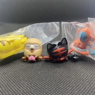 Pokemon Figure Rowlet Blushing Litten Figure Sleeping Pikachu Stationary Clip Deoxys Figure Pokeball