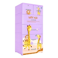 Tủ nhựa Bite 5 tầng QUI PHÚC dễ lắp ráp chắc chắn tủ đựng quần áo tiện lợi an toàn kích thước lớn