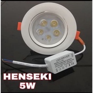 HENSEKI 5-eye 5-watt LED Downlight