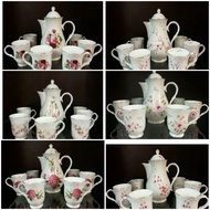 VANTAGE SET JUG & MUG 8PCS PORCELAIN ORIGINAL