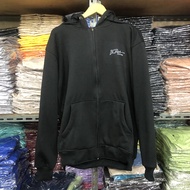 BC Rich Guitars Zipper Hoodie Black Cotton Fleece Sweater | JUST CO DIRECTLY