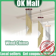 6 Tubes Metal Wind Chime/Outdoor Garden Wind Pendant/Home Decor Hanging Chime/Patio Wind Chime Decor