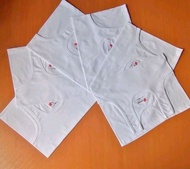 KENTUCKY SANDO COTTON WHITE FOR KIDS (6PCS/PACK)