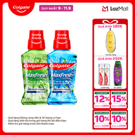 [Chỉ 9-11.9_X2 Voucher giảm 22%] [MỚI] Bộ 2 Nước súc miệng Colgate Maxfresh the mát dài lâu gấp 10X 