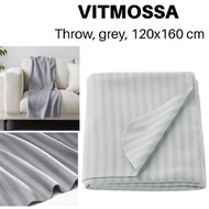 IKEA Sofa Throw/blanket VITMOSSA, grey, 120x160cm I Selimut, Alas IKEA