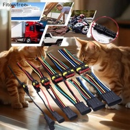 Fitow 1-6 Pin 18AWG Qui Disconnect Electrical Wire Connector Plug & Soet FE