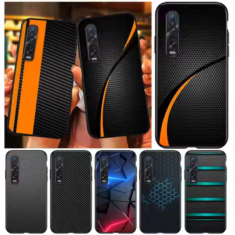 Car Carbon fibre For OPPO Find X3 X2 Lite K5 K3 R17 R15 R9S F15 F11 F19 F9 F7 Neo Pro Soft Silicone 