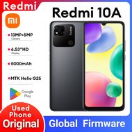 ต้นฉบับ Xiaomi Redmi 9A / 10A 4G เฟิร์มแวร์ทั่วโลกมาร์ทโฟน 4GB + 64GB / 128GB โทรศัพท์มือถือมือสอง 9