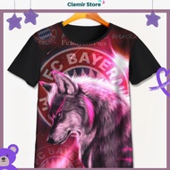 Bayern Munich Boys' Shirt Germany Fc Bayern Fans Munich Boys' 3D Printing Football Team Shirt - V21 