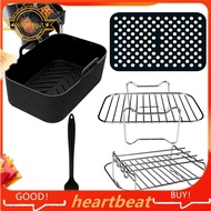 [Hot-Sale] 6 PCS Dual Basket Air Fryer Accessories Air Fryer Accessories Set for  Foodi AF300UK AF40