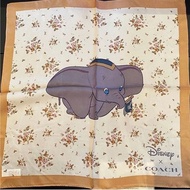 ผ้าพันคอ Coach ดิสนีย์ ช้างดัมโบ้ ขนาด 23 นิ้ว X 23 นิ้ว(COACH 89847) พรีจาก USA พร้อมส่งที่ไทย