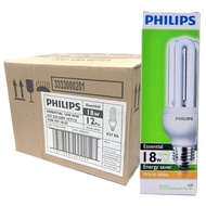 Philips E27 Bulb Essential PLCE 18W x 12pcs (Warm / Cool Daylight)