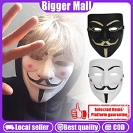 【READY STOCK】Anonymous Guy Fawkes Mask/Movie Cosplay V For/Halloween Christmas Party Gift/Horror Blu