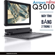 Laptop kiêm máy tính bảng Fujitsu Arrows tab Q5010 CPU N4020 4gb ram 128gb SSD màn hình 10.1inch cảm
