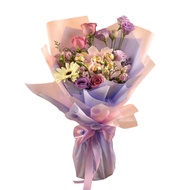 FNP Mixed Flowers & Ferrero Rocher Bouquet