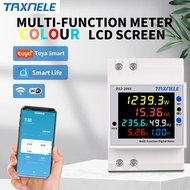 TUYA WiFi 6IN1 AC 220V Voltage Current Power Factor KWH Electric Energy Frequency Meter D52-2066