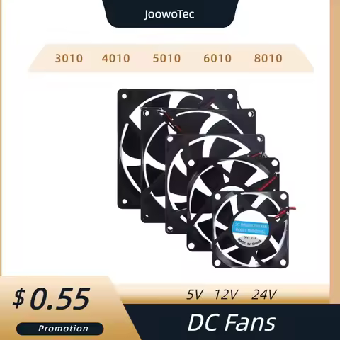 3010 4010 DC Fans 30x30x10 5V 12V 24V DC Cooling Fans for 3D Printer